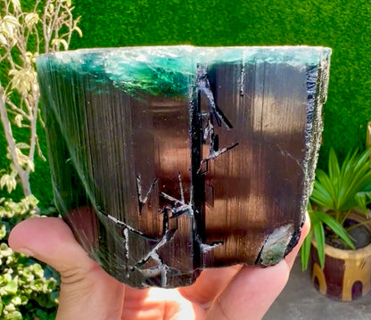Blue Cap Tourmaline crystal from Afghanistan, 940 gram