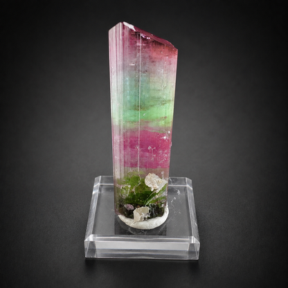 Multicolor Tourmaline Crystal from Paprok Afghanistan, 54 gram