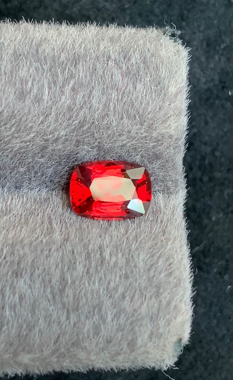 Vivid Red Spinel Gemstone, 1.55 carats From Burma