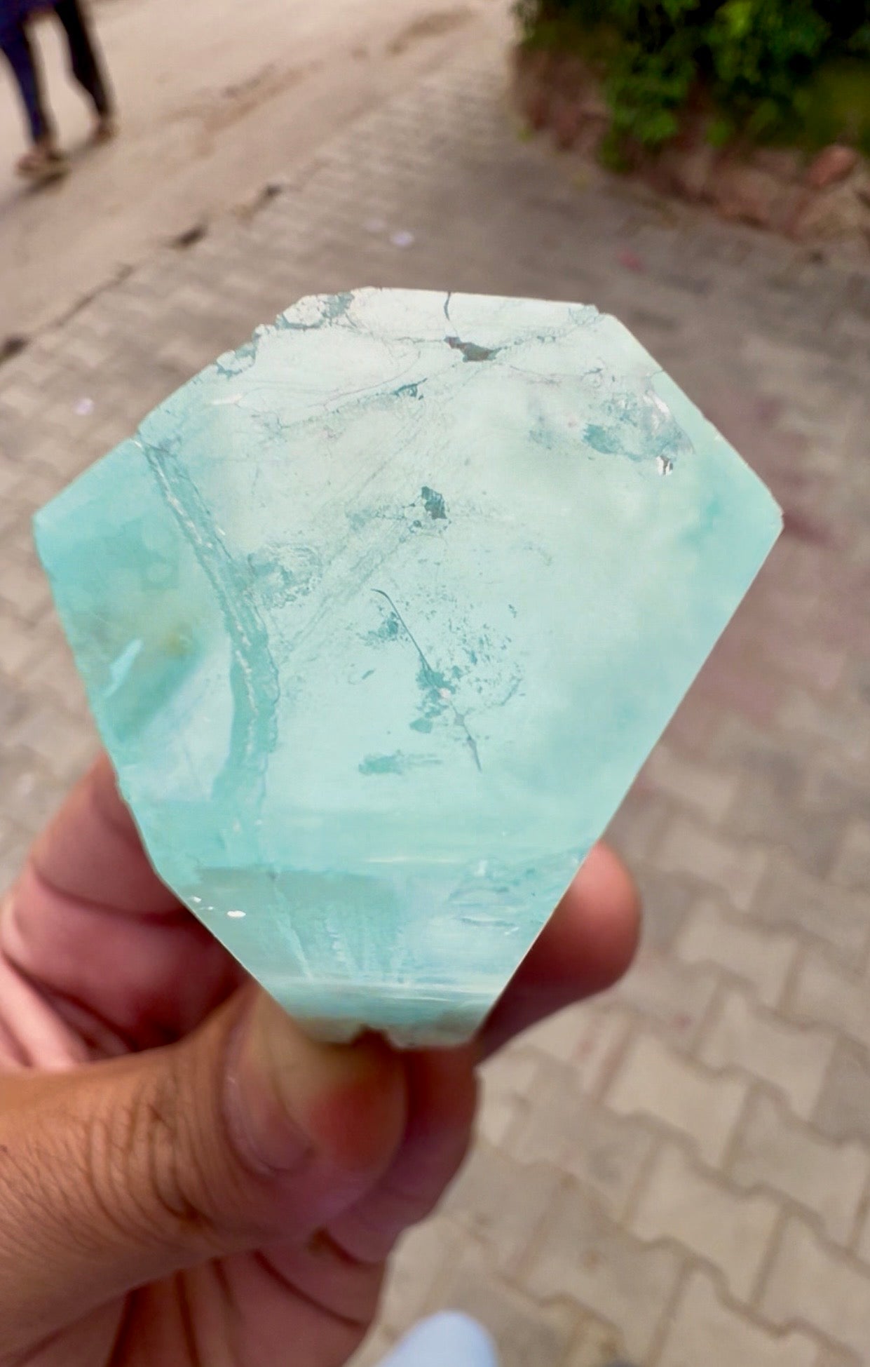 Aquamarine Crystal, Aquamarine Specimen from Pakistan, 68 gram