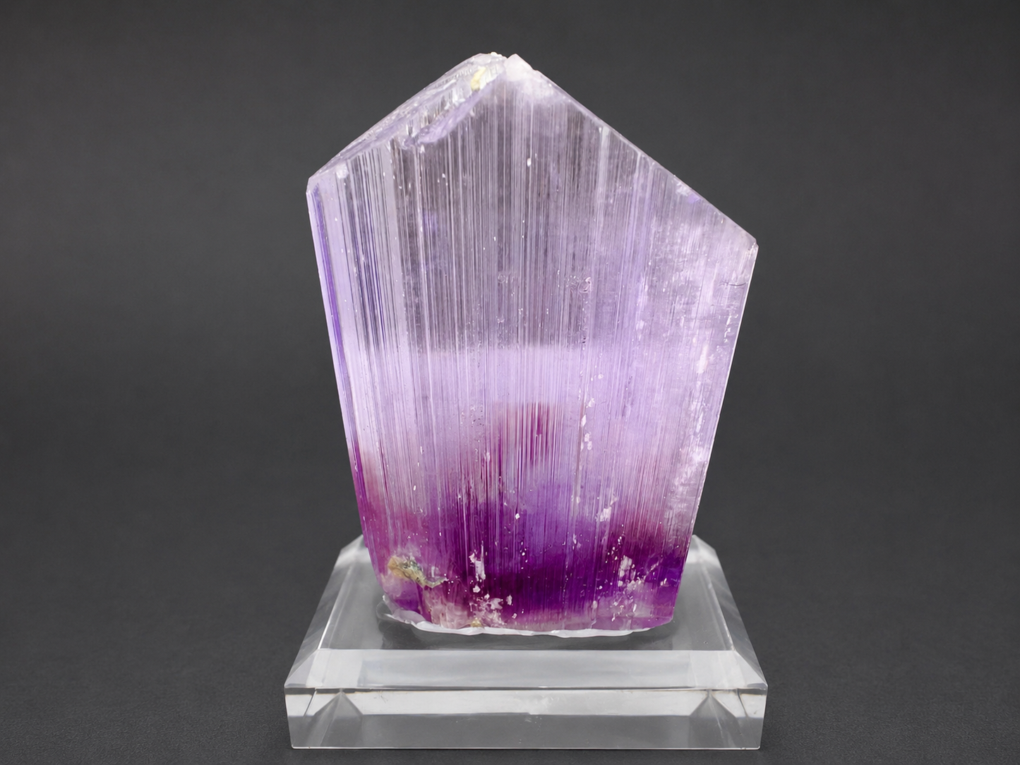 Natural Pink Kunzite Crystal with a custom base from Afghanistan, 1080 gram