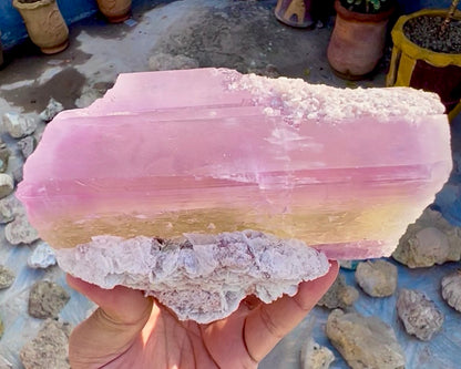 Spodumene var Kunzite with Cleavlandite Albite from Afghanistan, 1231 gram