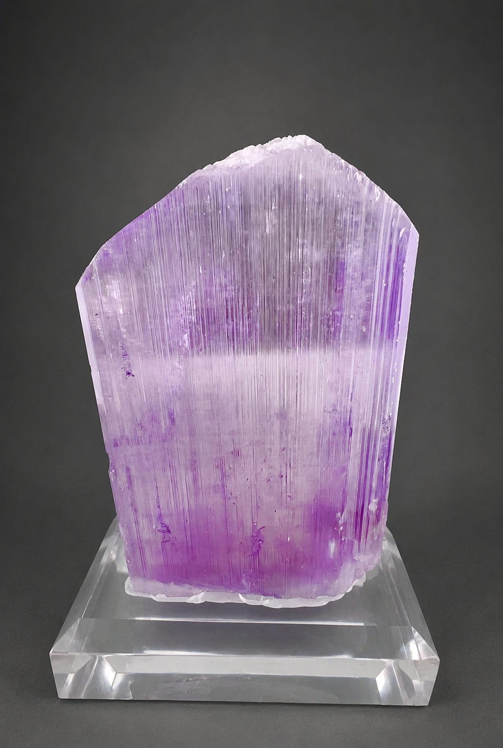 Natural Pink Kunzite Crystal with a custom base from Afghanistan, 1080 gram