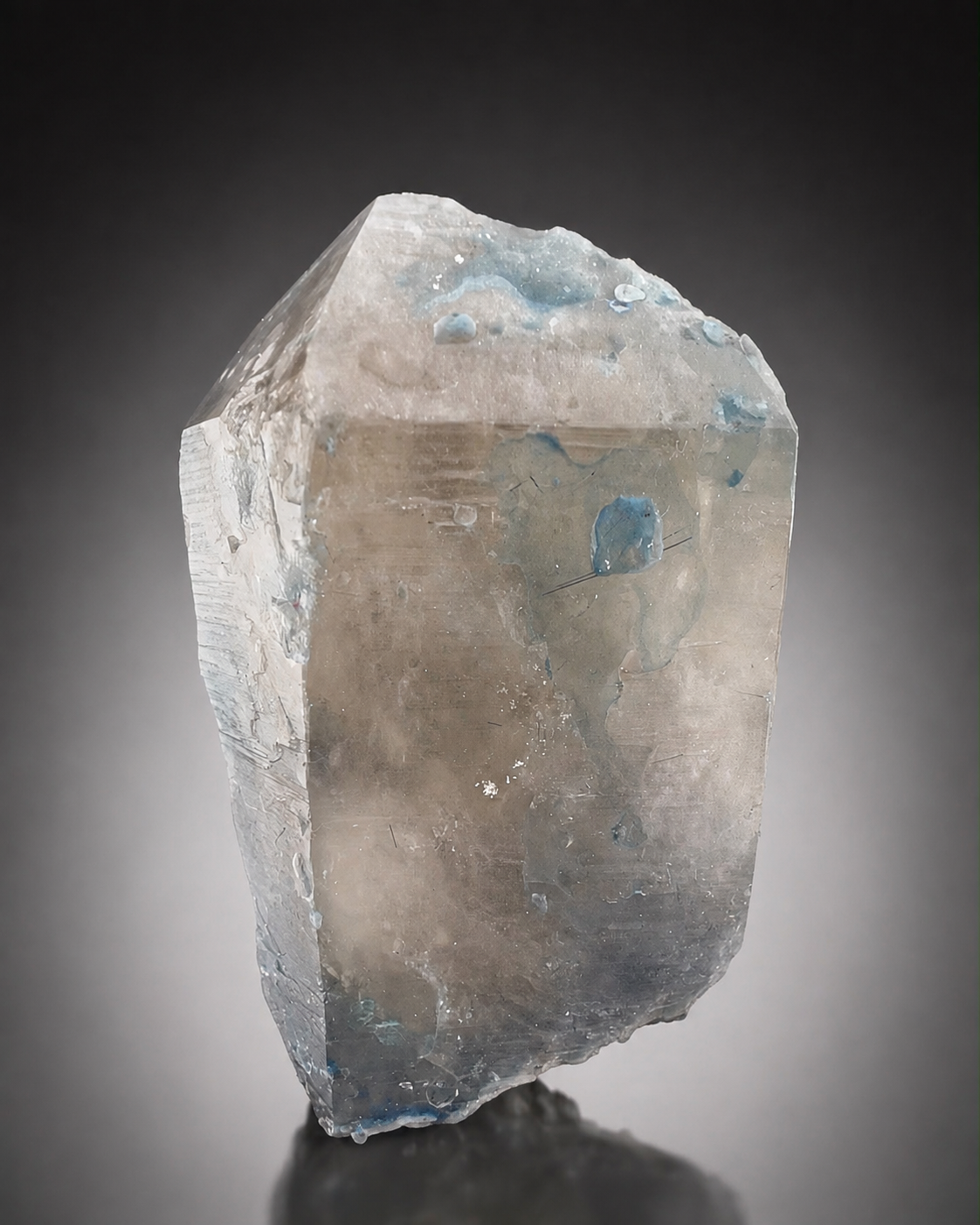 Indicolite Blue Quartz Crystal From Afghanistan - 125 Grams