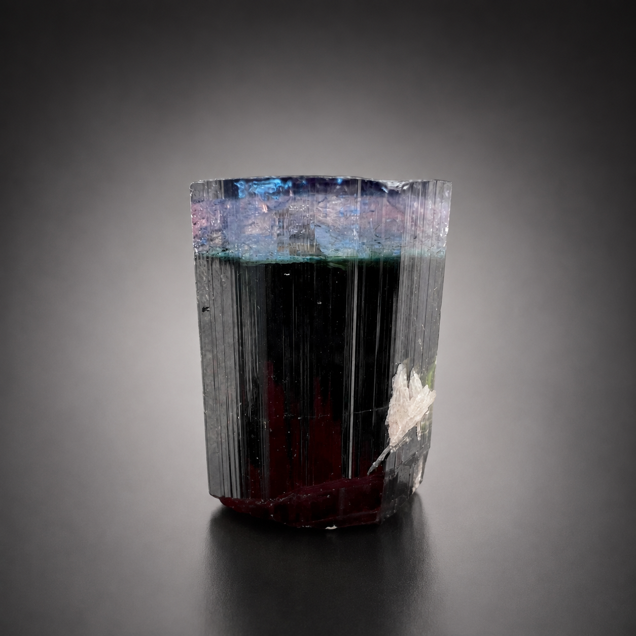 Purple Cap Tourmaline Crystal From Afghanistan - 20 Grams