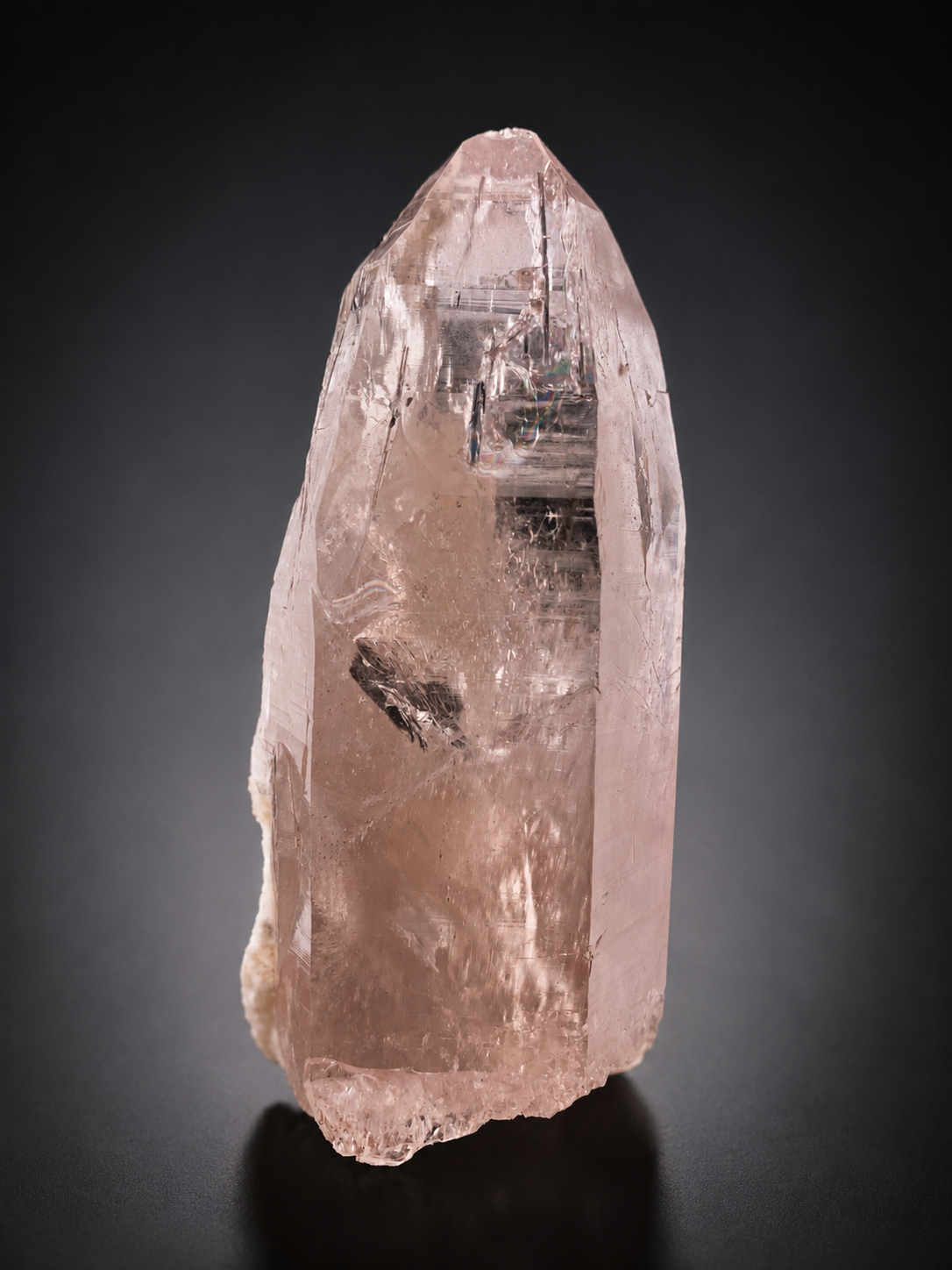 Clear Quartz Crystal With Rutail Inclusion From Pakistan - 96 Grams