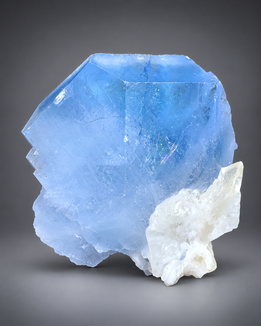 Blue Celestine Crystal From Afghanistan - 43 Grams
