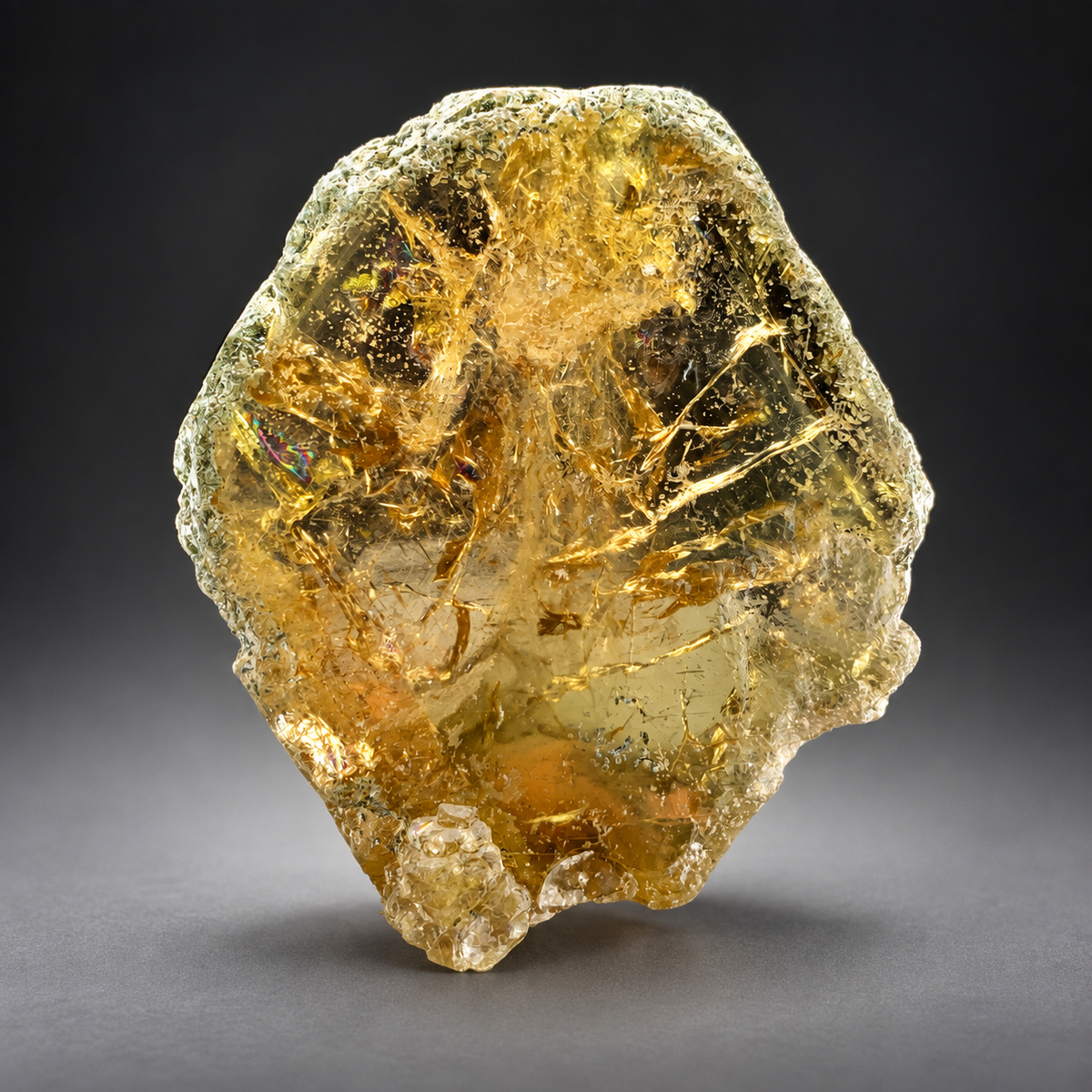 Green Sphene Titanite Crystal From Pakistan - 38 Grams