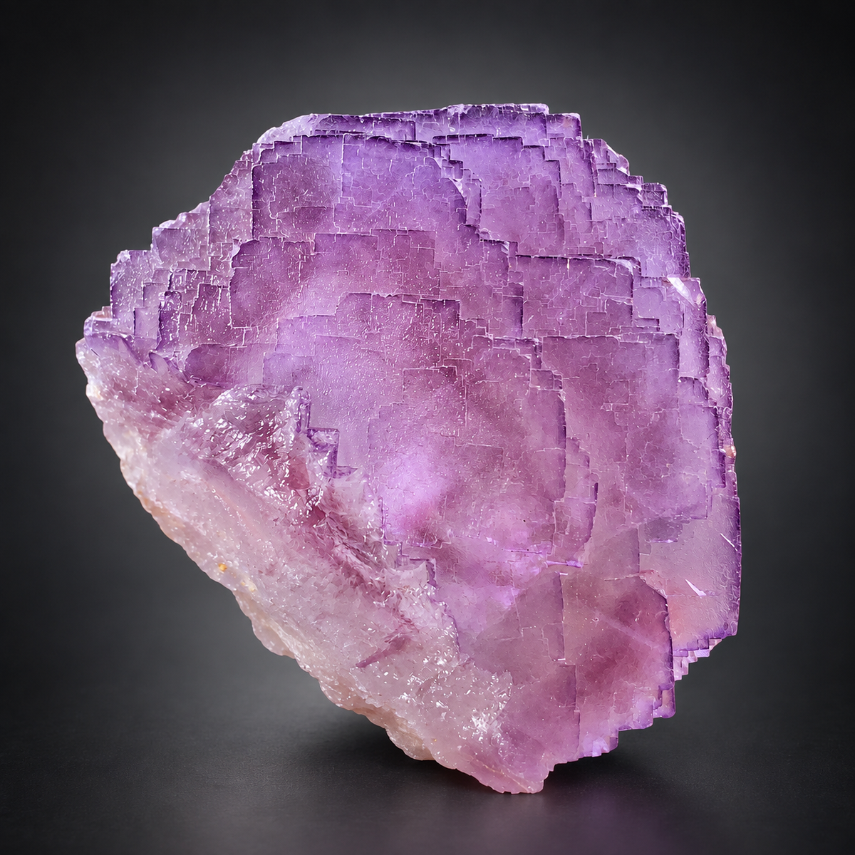 Purple Phantom Fluorite Crystal From Pakistan - 149 Grams