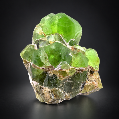 Green Peridot Crystals From Pakistan - 67 Grams
