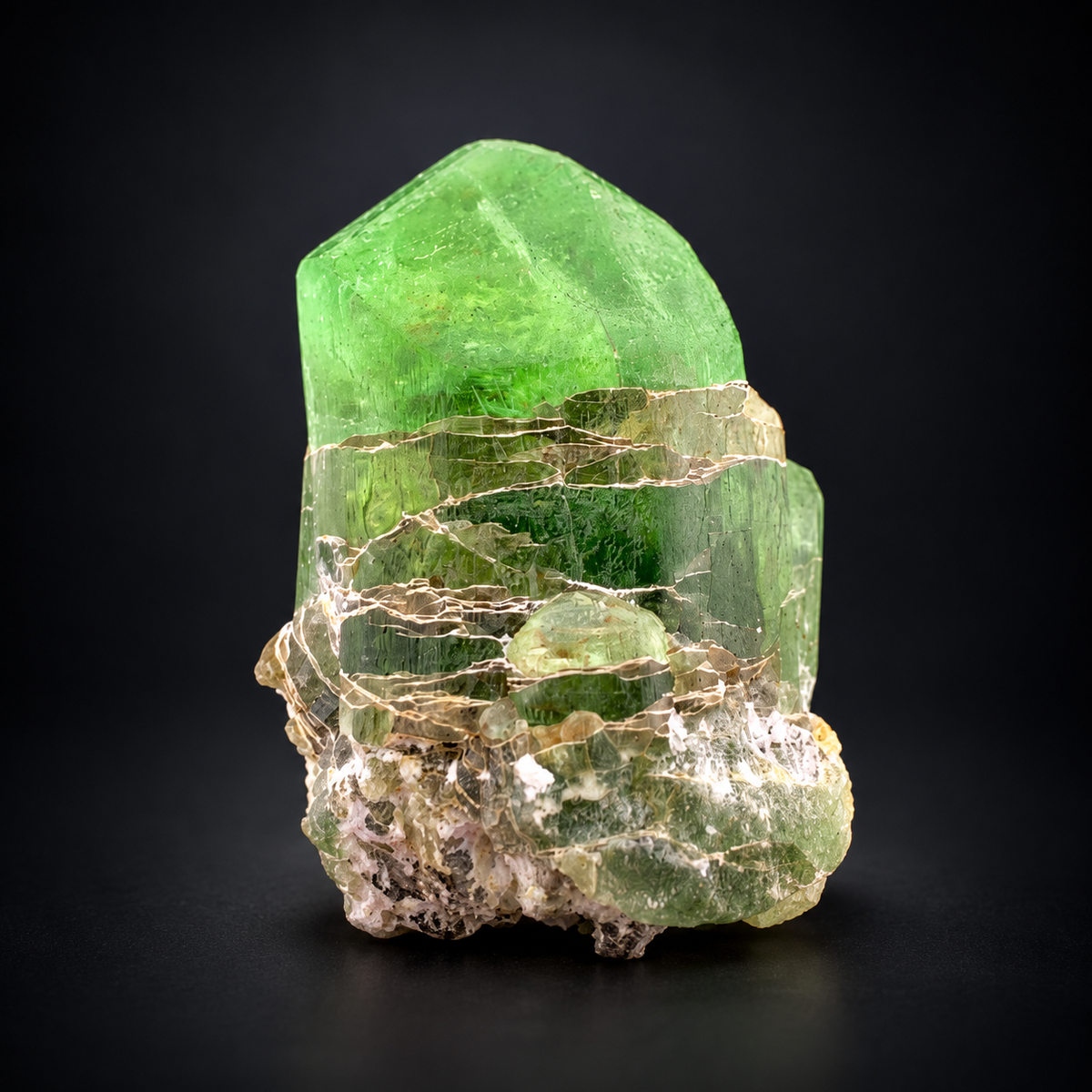 Green Peridot Crystals From Pakistan - 23 Grams
