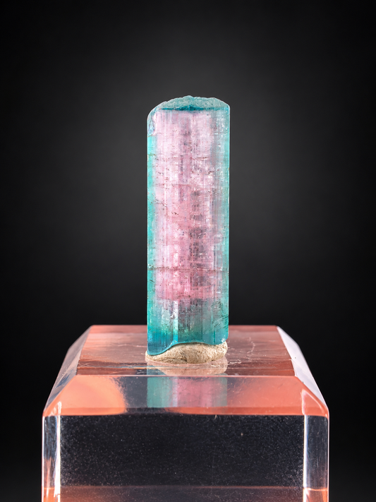 Bi-color Tourmaline Crystal From Afghanistan - 16.60 Carats