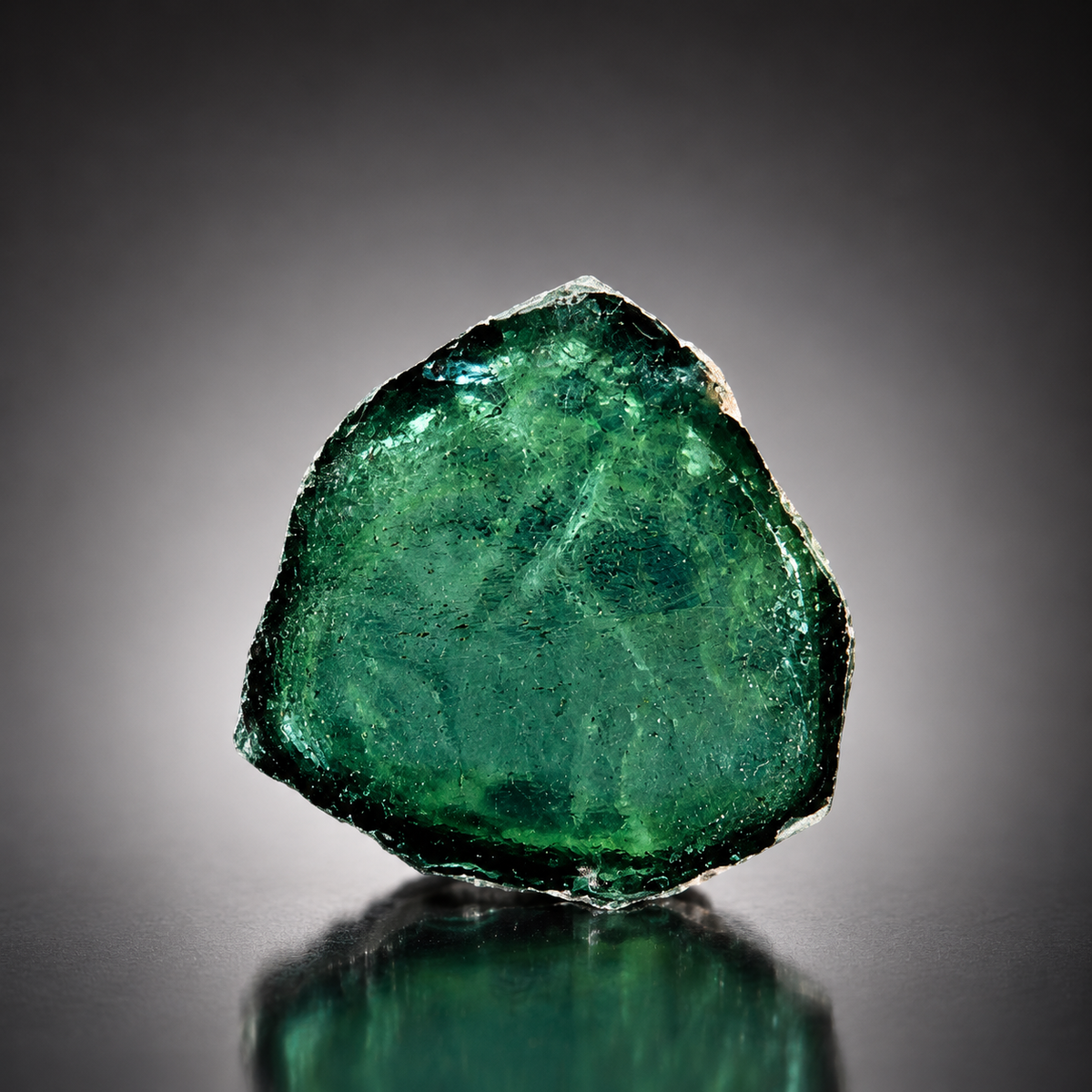 Green Tourmaline Slice from Afghanistan - 6.40 Carats