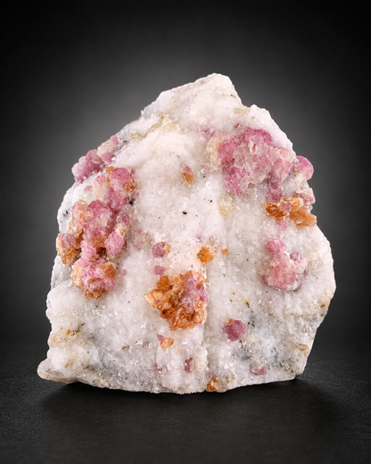 Fluorescent Pink Spinel Crystal On Matrix from Afghanistan - 301 Grams