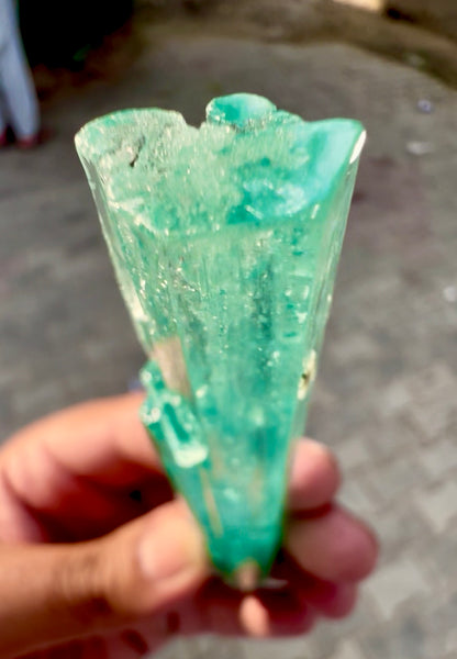 Vanadium Beryl , Nigerian Emerald, 58 gram