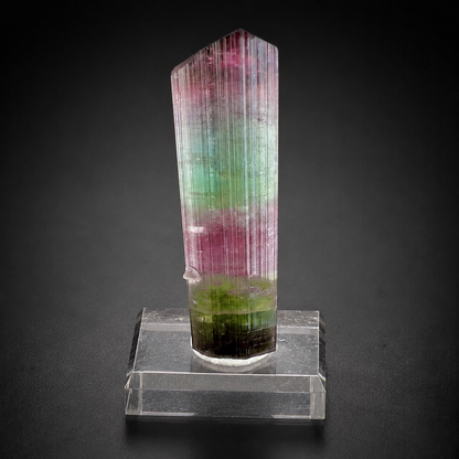Multicolor Tourmaline Crystal from Paprok Afghanistan, 54 gram