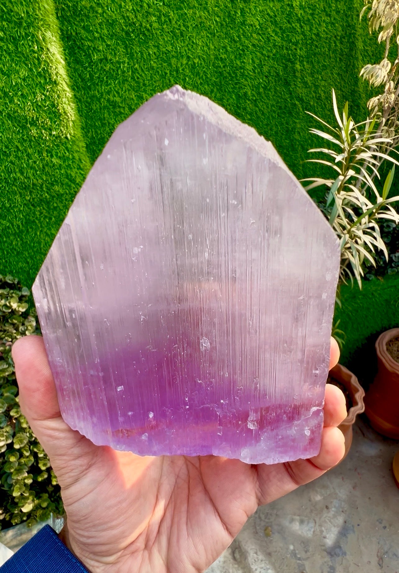 Pink Kunzite Crystal from Afghanistan, 854 gram