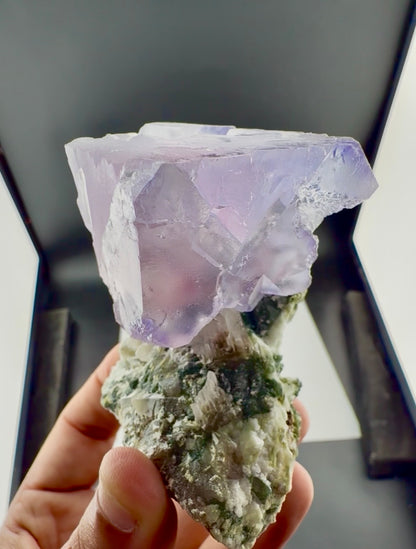 Fluorite on matrix from Afghanistan, 378 gram