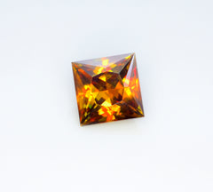 Sparkling Full Fire Titanite Sphene Gemstone, Loose Gemstone, Princes Cut Faceted Rare Sphene - 5.20 CT