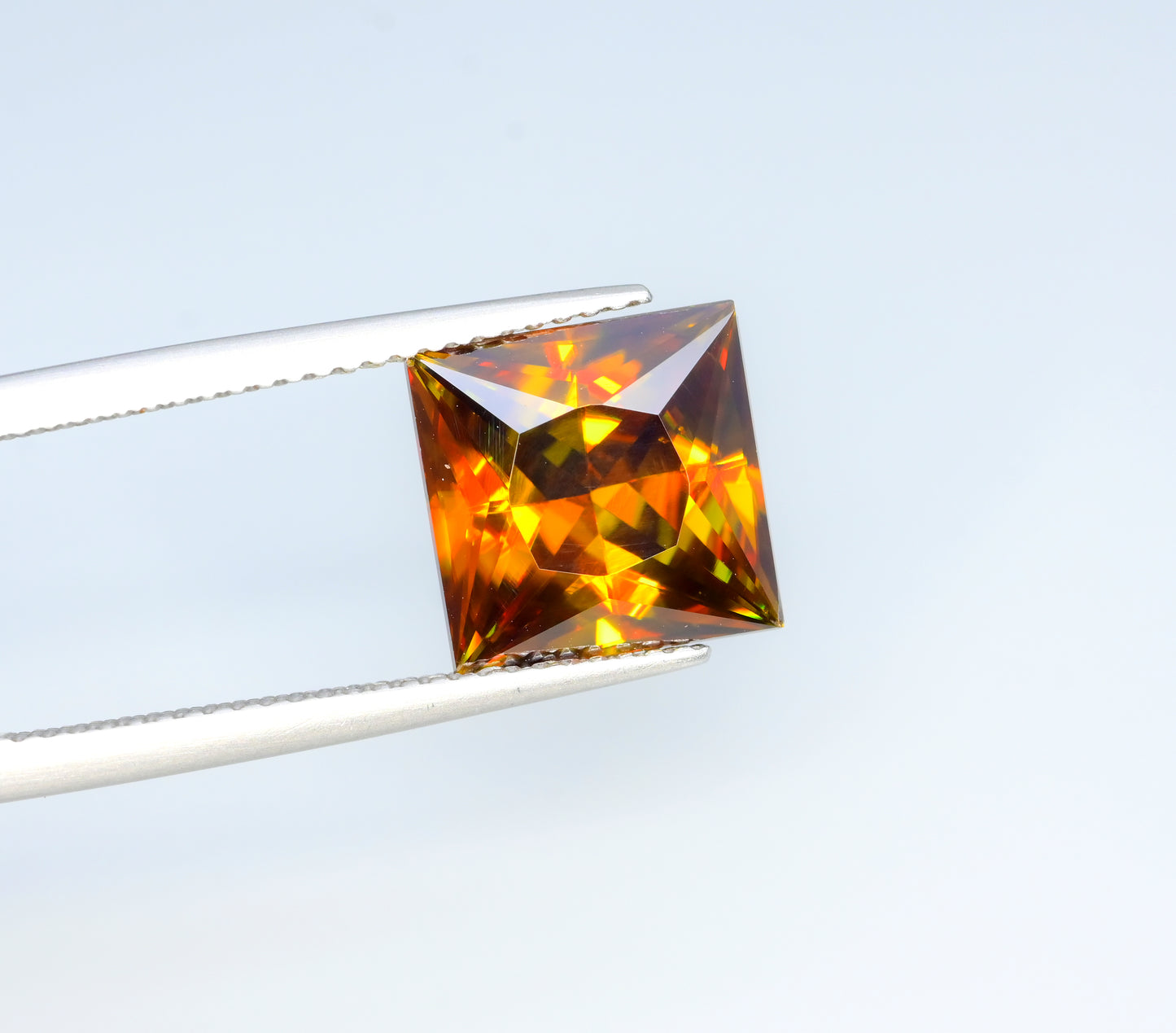 Sparkling Full Fire Titanite Sphene Gemstone, Loose Gemstone, Princes Cut Faceted Rare Sphene - 5.20 CT