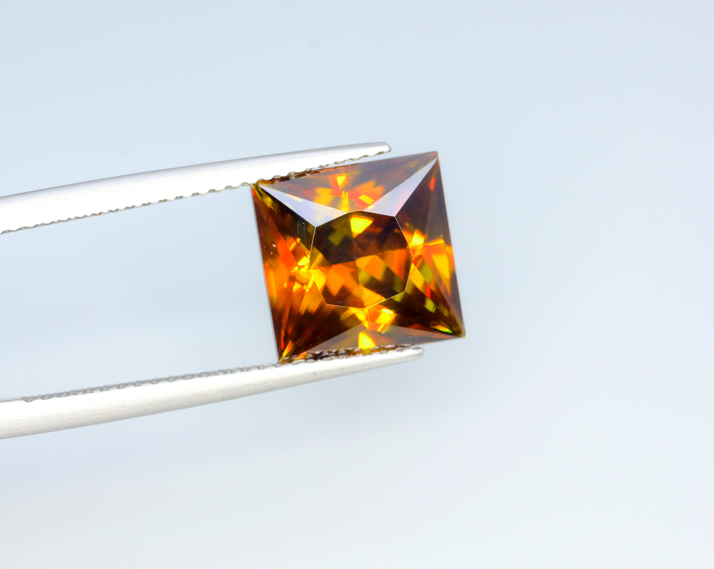 Sparkling Full Fire Titanite Sphene Gemstone, Loose Gemstone, Princes Cut Faceted Rare Sphene - 5.20 CT