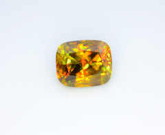 Sparkling Full Fire Titanite Sphene Gemstone, Loose Gemstone, Cusshion Cut Faceted Rare Sphene - 8.70 CT