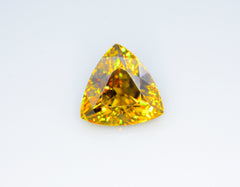 Sparkling Full Fire Titanite Sphene Gemstone, Loose Gemstone, Triangle Shape Faceted Rare Sphene - 8.85 CT