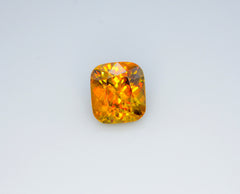 Sparkling Full Fire Titanite Sphene Gemstone, Loose Gemstone, Cusshion Cut Faceted Rare Sphene, Zagi Sphene - 6.05 CT