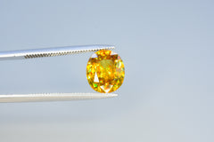 Sparkling Full Fire Sphene Titanite Gemstone With Strong Trichroism, Loose Gemstone, Oval Cut Faceted Rare Sphene - 1.80 CT