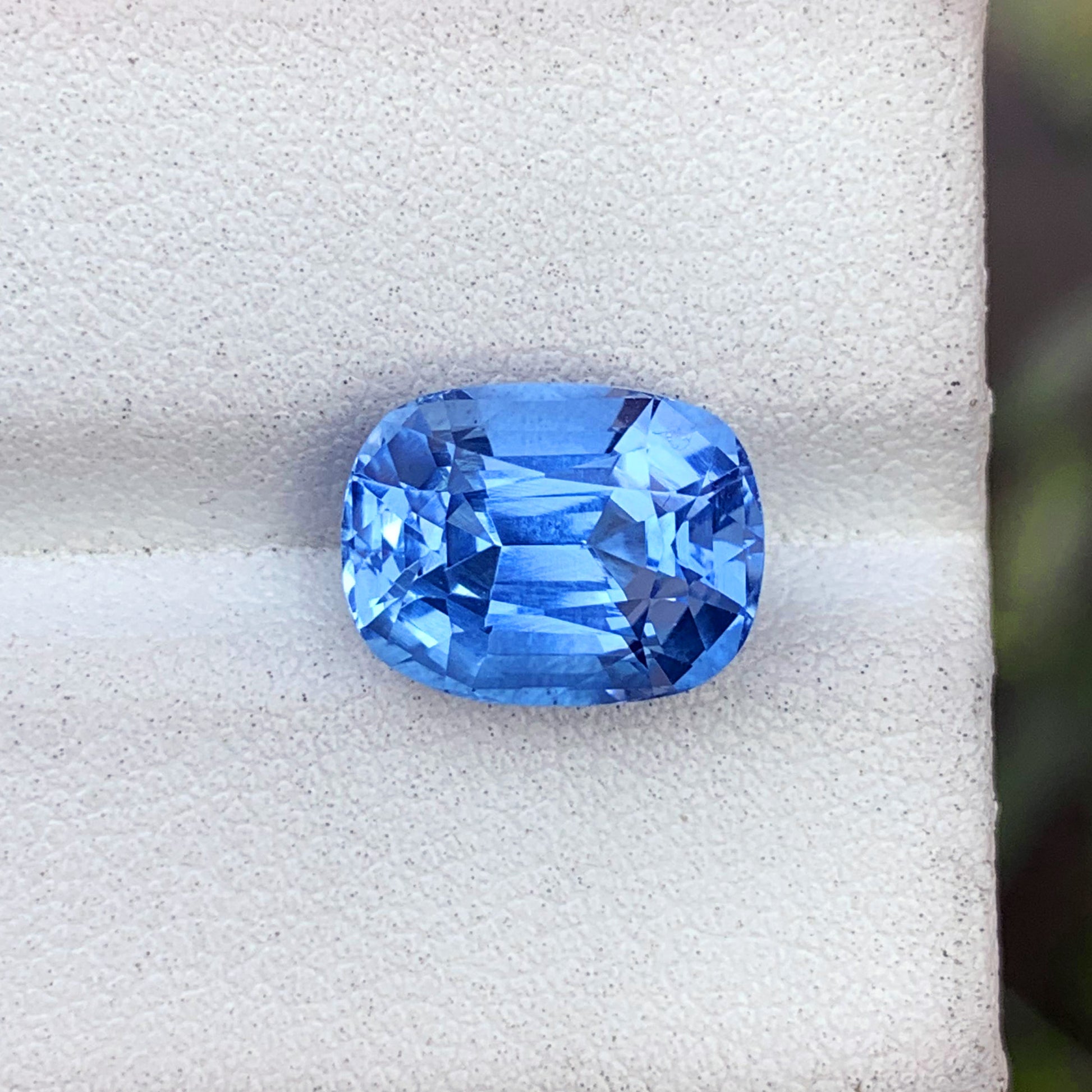 March birthstone aquamarine loose stone cushion
Deep blue aquamarine gemstone engagement ring stone