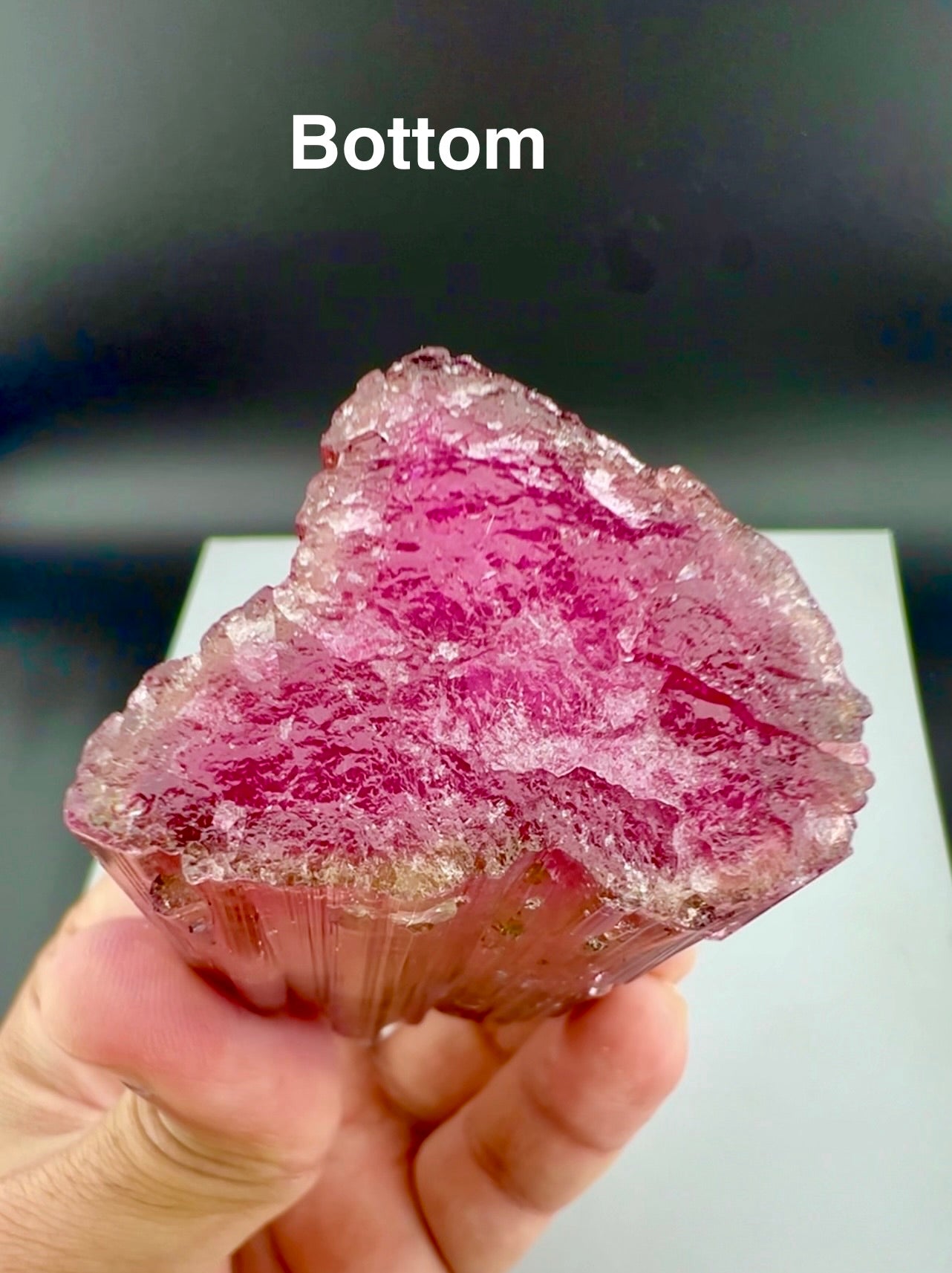 Red Tourmaline crystal from Afghanistan, 128 gram