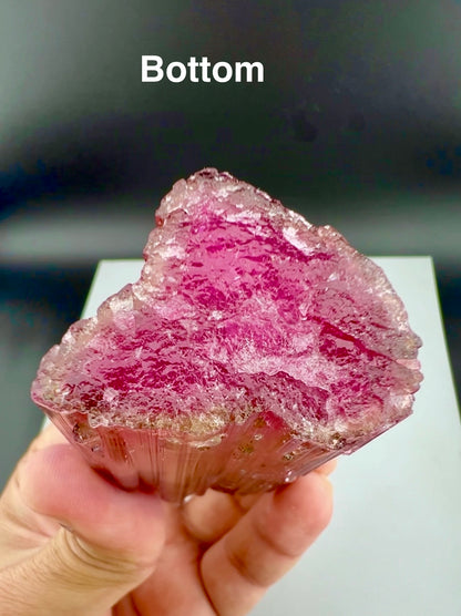 Red Tourmaline crystal from Afghanistan, 128 gram