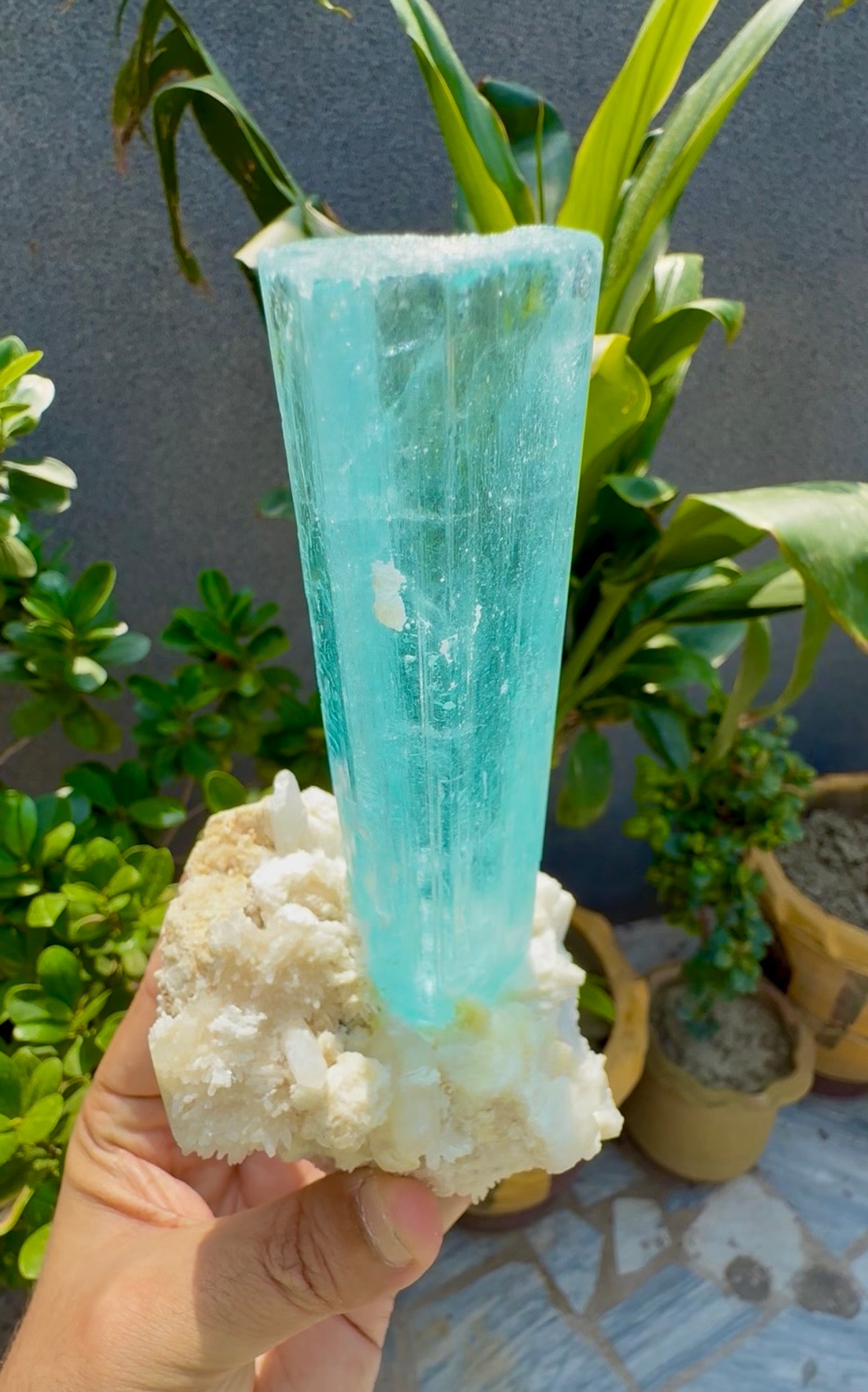 Aquamarine specimen from Pakistan, 570 gram