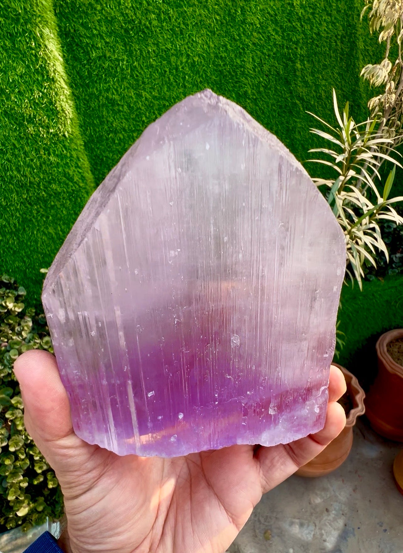 Pink Kunzite Crystal from Afghanistan, 854 gram
