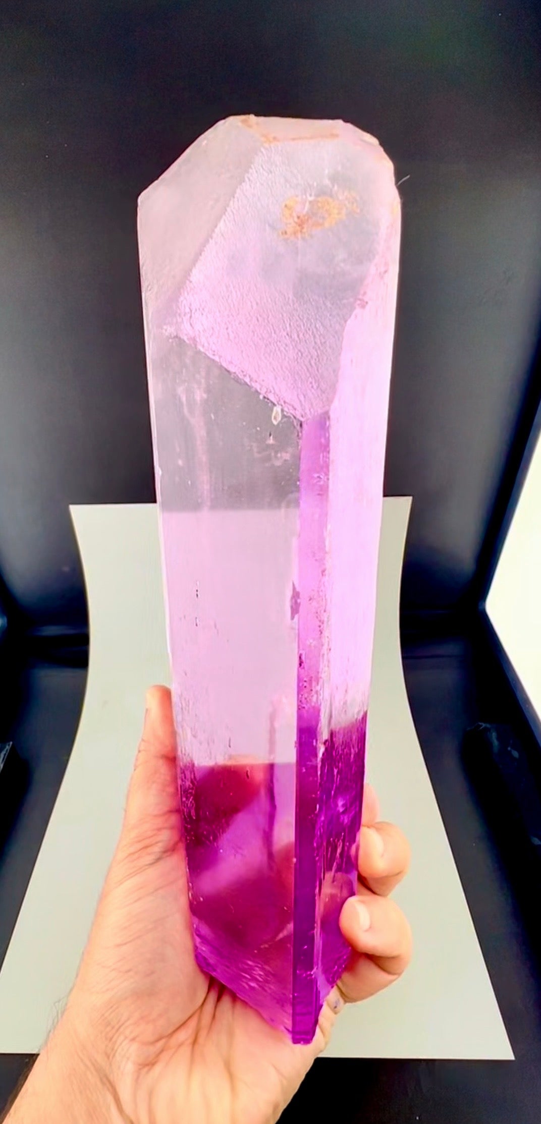 Facet Grade Kunzite Crystal , 2293 gram