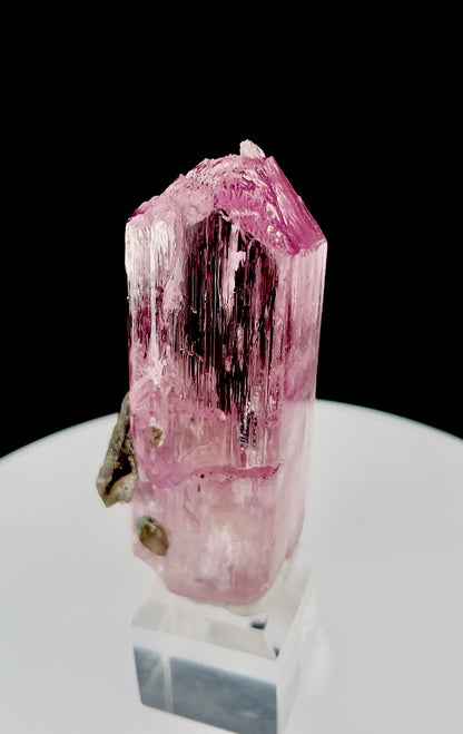 Pink Kunzite with Smoky Quartz from Afghanistan, 88 gram