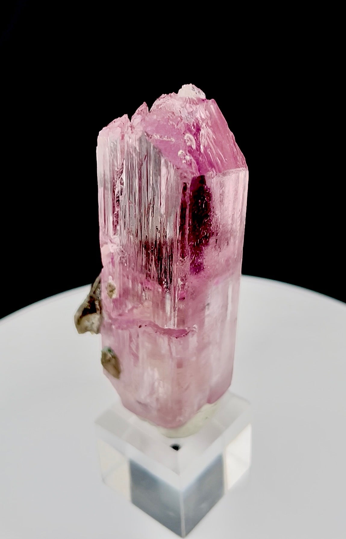 Pink Kunzite with Smoky Quartz from Afghanistan, 88 gram