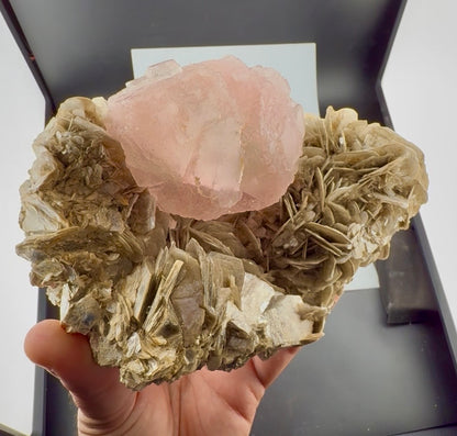 Pink Fluorite with Mica from Pakistan, 1619 gram