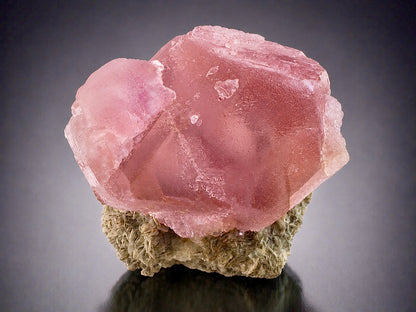 Pink Fluorite on Mica from Pakistan, 1127 gram