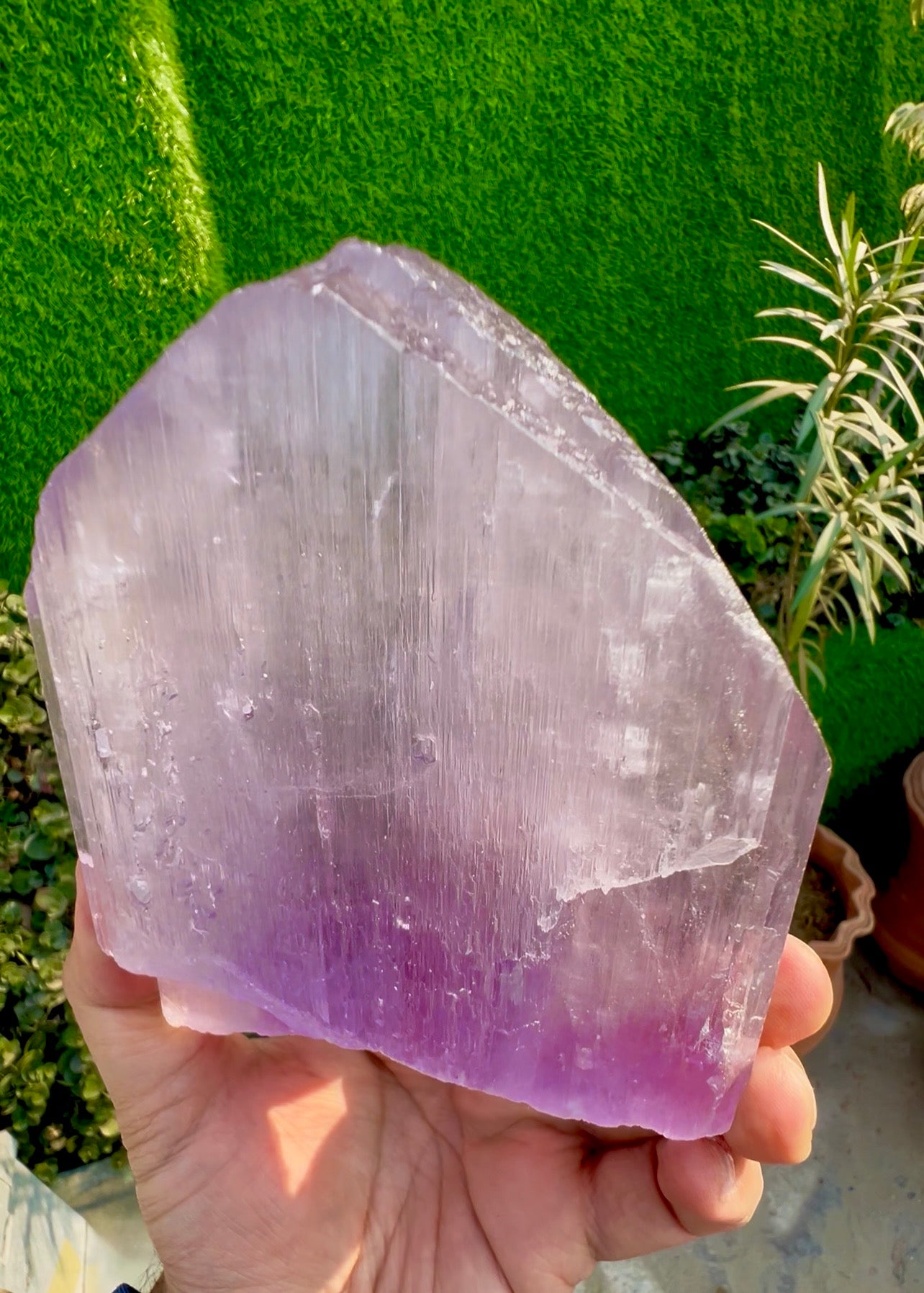 Pink Kunzite Crystal from Afghanistan, 854 gram