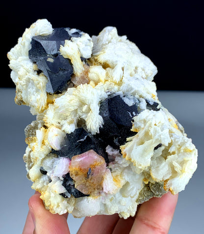 Genuine Pakistan Pink Apatite crystal
Aesthetic Apatite mineral display specimen