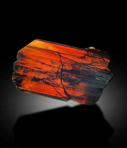 NATURAL RED COLOR BROOKITE CRYSTAL, RARE BROOKITE, BROOKITE STONE, RARE MINERAL, CRYSTAL SPECIMEN, BROOKITE FOR SALE - 16.50 CTS