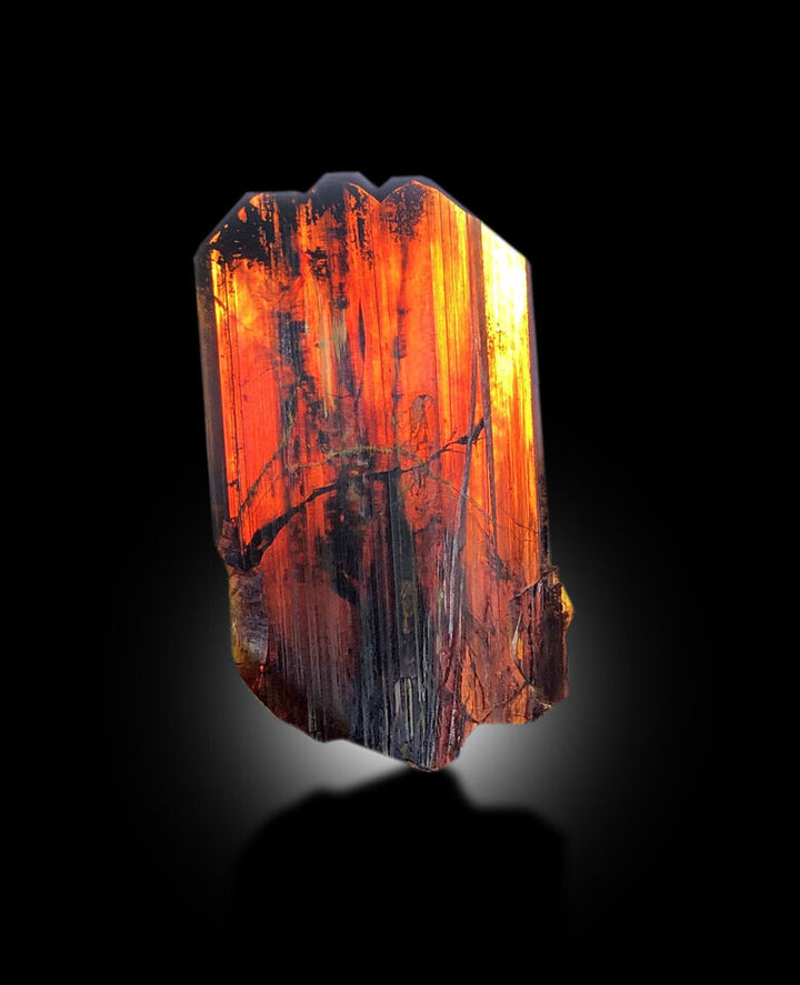 NATURAL RED COLOR BROOKITE CRYSTAL, RARE BROOKITE, BROOKITE STONE, RARE MINERAL, CRYSTAL SPECIMEN, BROOKITE FOR SALE - 16.50 CTS