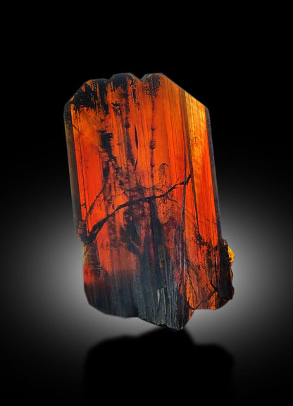 NATURAL RED COLOR BROOKITE CRYSTAL, RARE BROOKITE, BROOKITE STONE, RARE MINERAL, CRYSTAL SPECIMEN, BROOKITE FOR SALE - 16.50 CTS