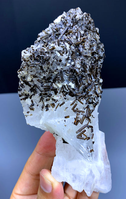 Rare Childrenite Cluster on Quartz from Skardu Pakistan - 327 gram