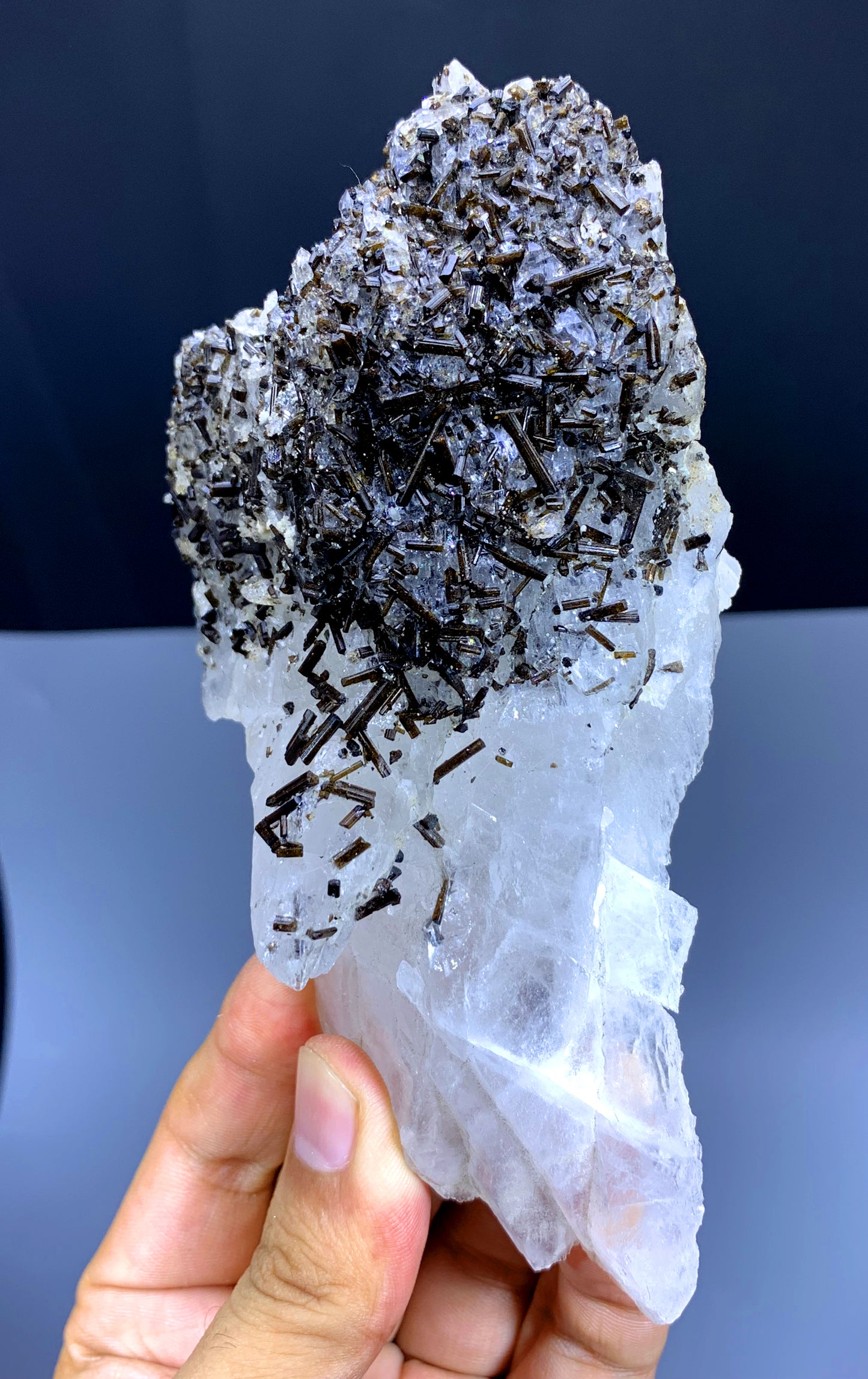 Rare Childrenite Cluster on Quartz from Skardu Pakistan - 327 gram