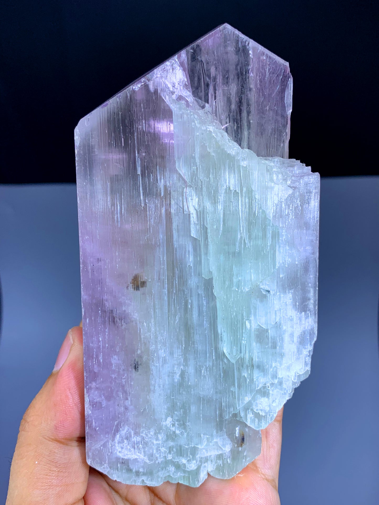 v Shape Pink Kunzite Crystal from Afghanistan - 358 gram