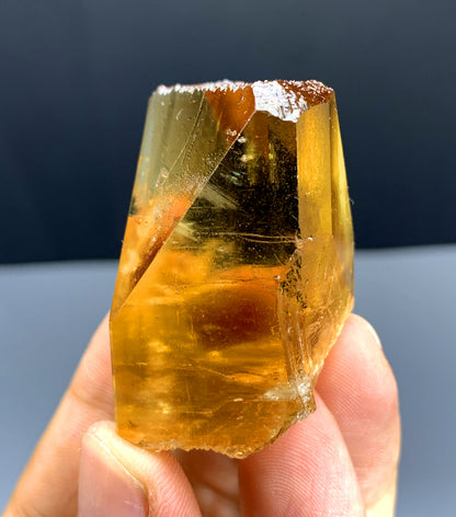 Rich Golden Color Gemmy Topaz Crystal from Pakistan - 74 gram