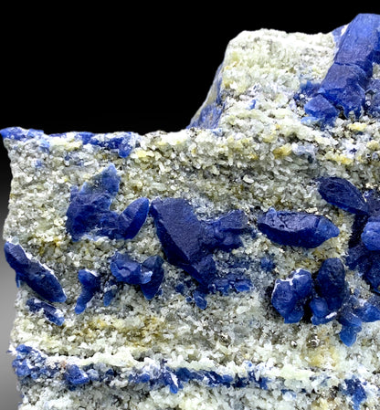 Rare Blue Afghanite with Pyrite on Matrix from Afghanistan - 522 gram