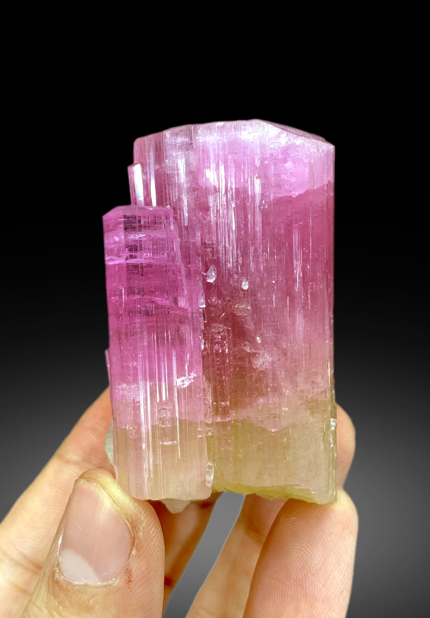 Top Grade Pink Tourmaline on Quartz from Pachigram Afghanistan - 180 gram